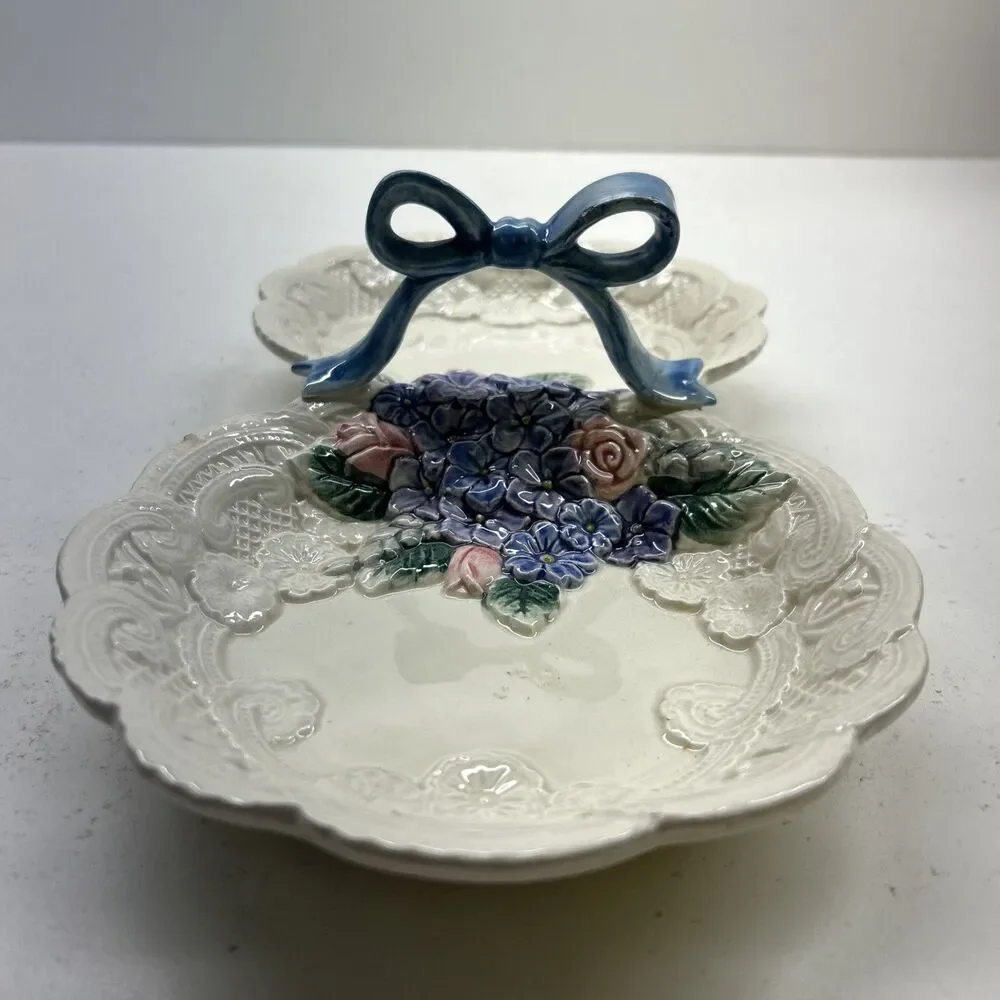 Vintage Fitz & Floyd 1993 Tray Only -‎ Candie Tray - Centerpiece